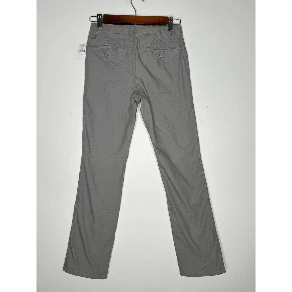 Gap Kids Gray Cotton Fleece Lined Pants Size 12 SLIM NWT Fall Winter Outdoors